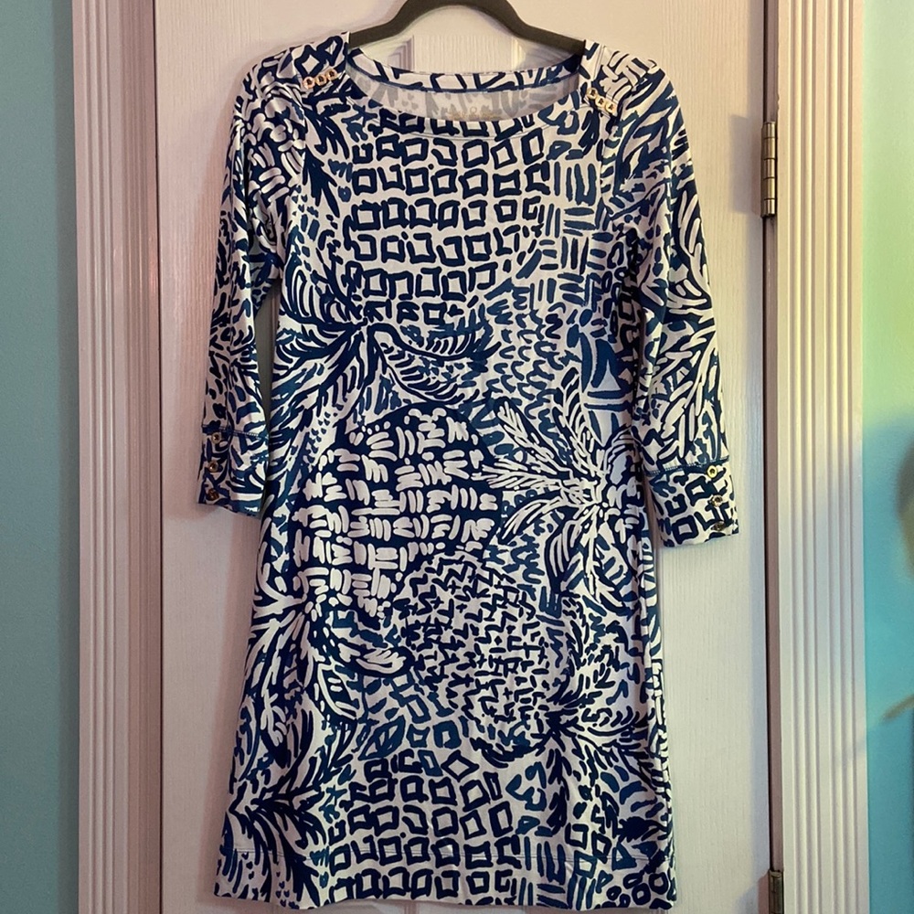 Lilly Pulitzer 3/4 Length Sleeve Dress